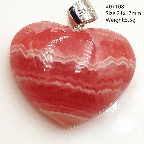 Red Rhodochrosite Pendant-ToShay.org