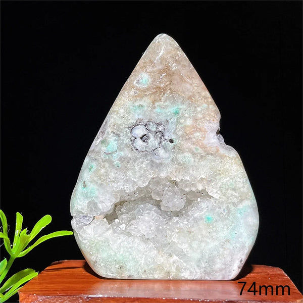 Green Flower Agate Flame-ToShay.org