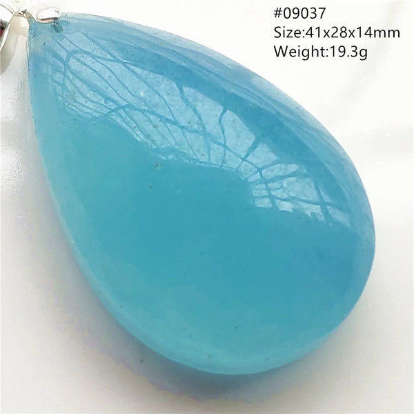 Blue Aquamarine Pendant-ToShay.org