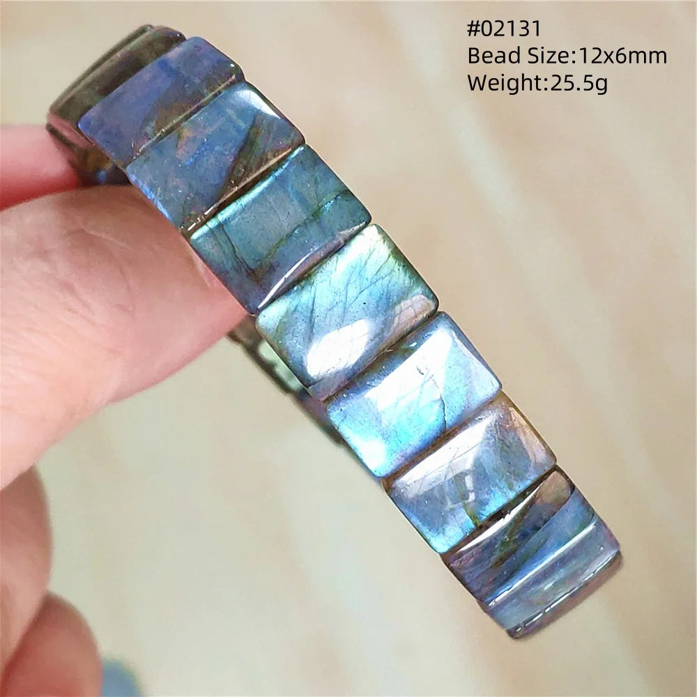 Blue Light Labradorite Bracelet-ToShay.org