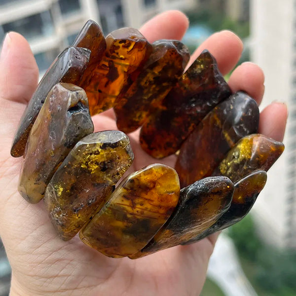 Yellow Amber Bracelet-ToShay.org