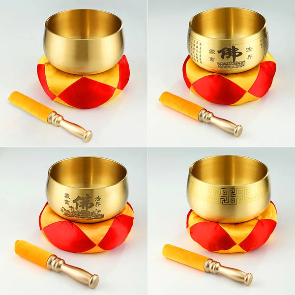 Copper Singing Bowl Set-ToShay.org