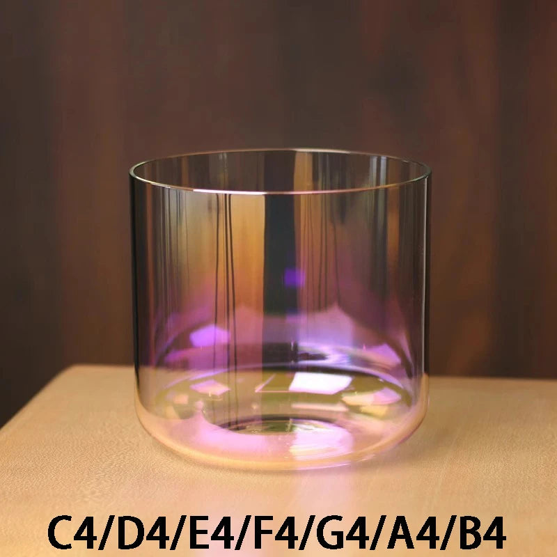 Crystal Singing Bowls Colored Original Tibetan Bowl Sound Healing Professional Meditation Yoga Buddhism Mindfulness Percussion-ToShay.org
