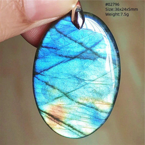 Blue Light Labradorite Pendant-ToShay.org