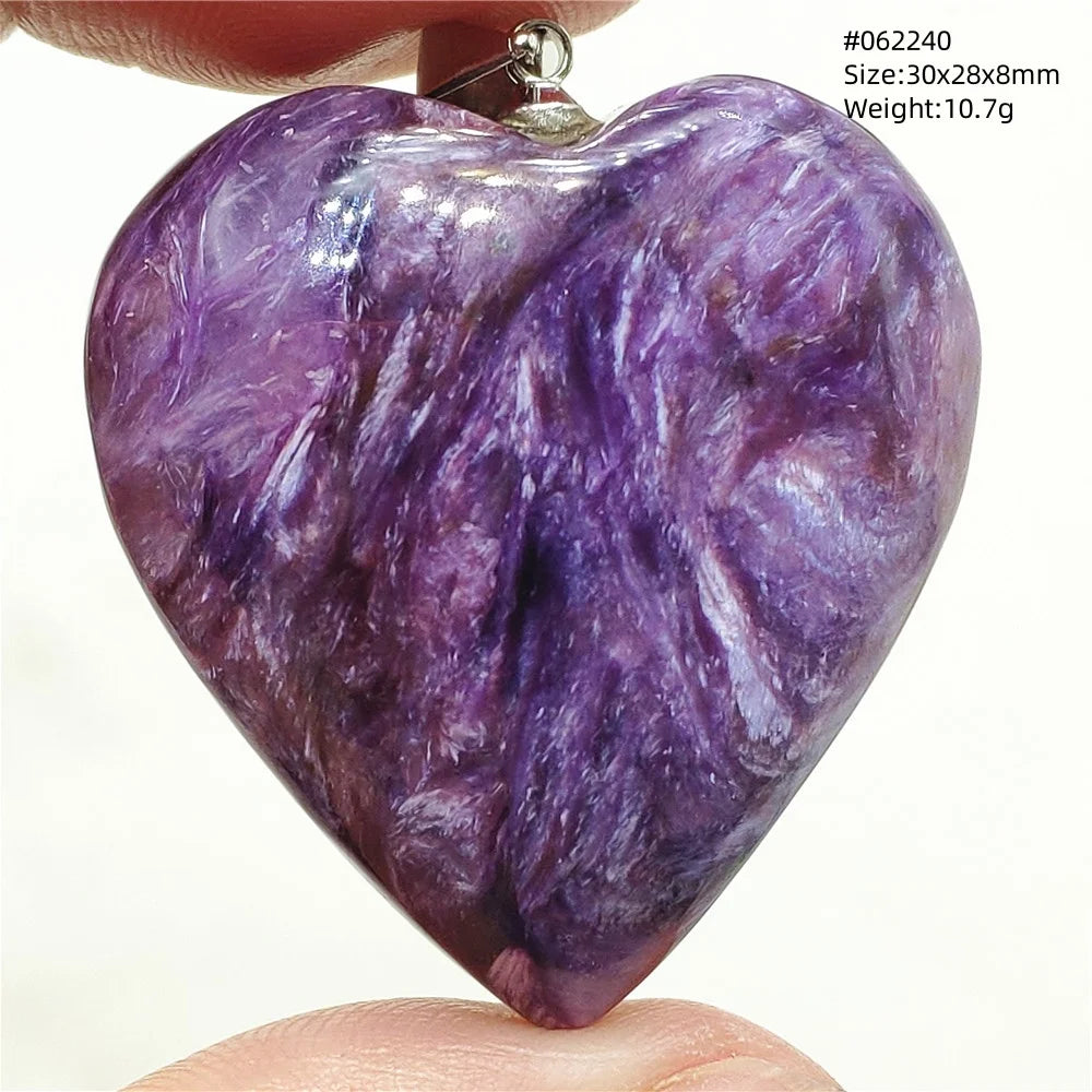Purple Charoite Pendant-ToShay.org
