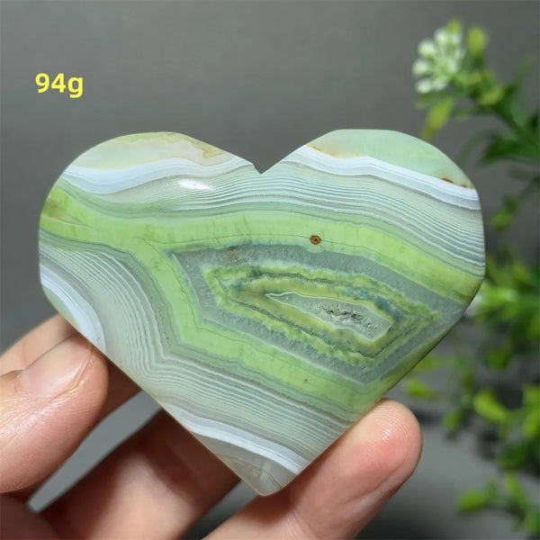 Green Agate Heart-ToShay.org