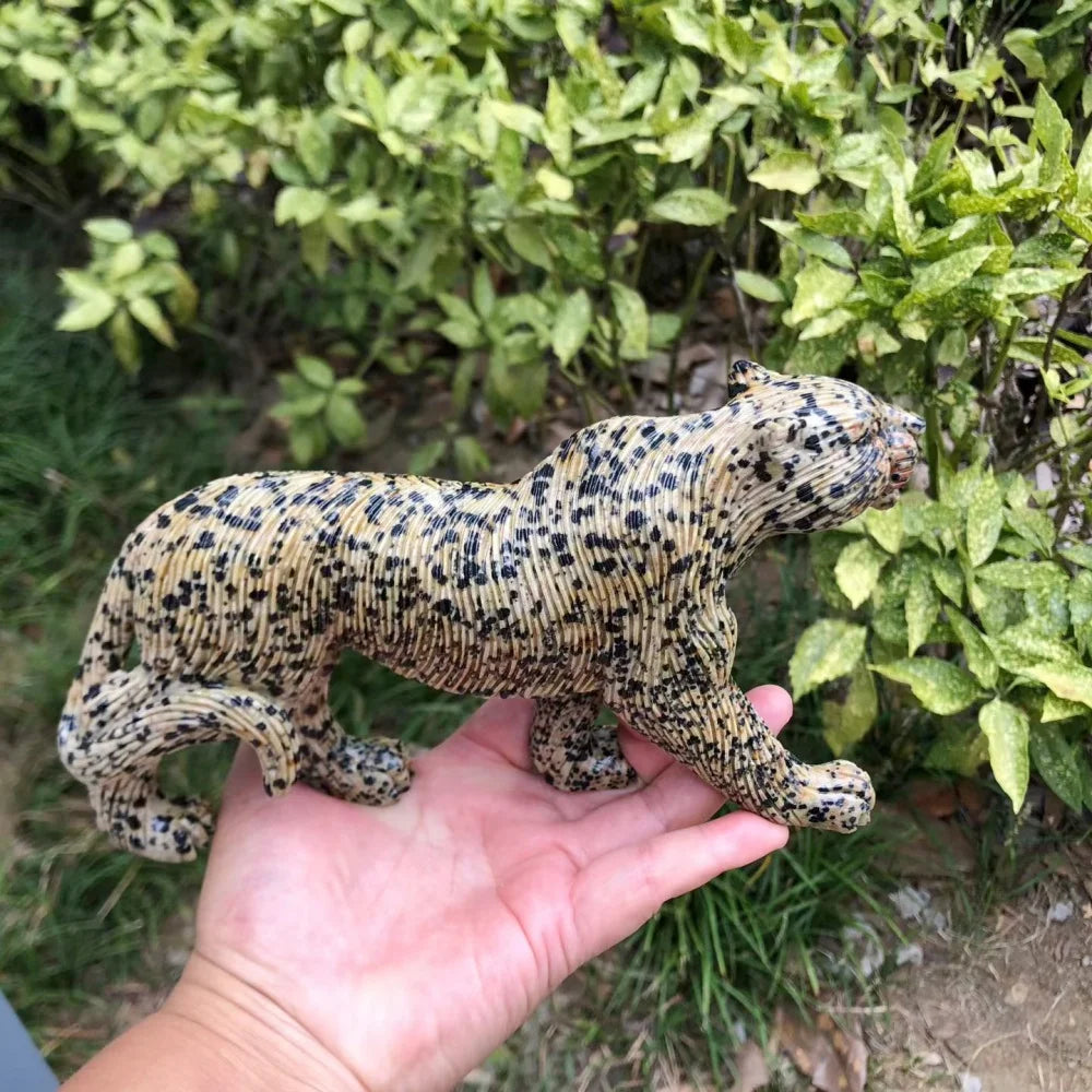 Yellow Dalmatian Stone Leopard-ToShay.org