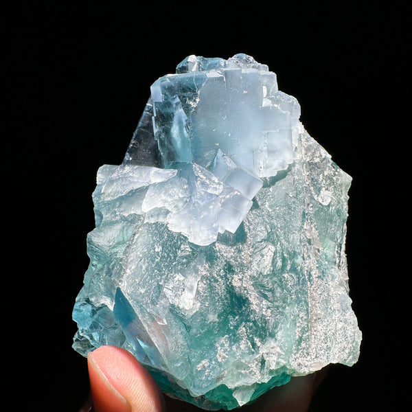 Blue Fluorite Mineral Crystal-ToShay.org