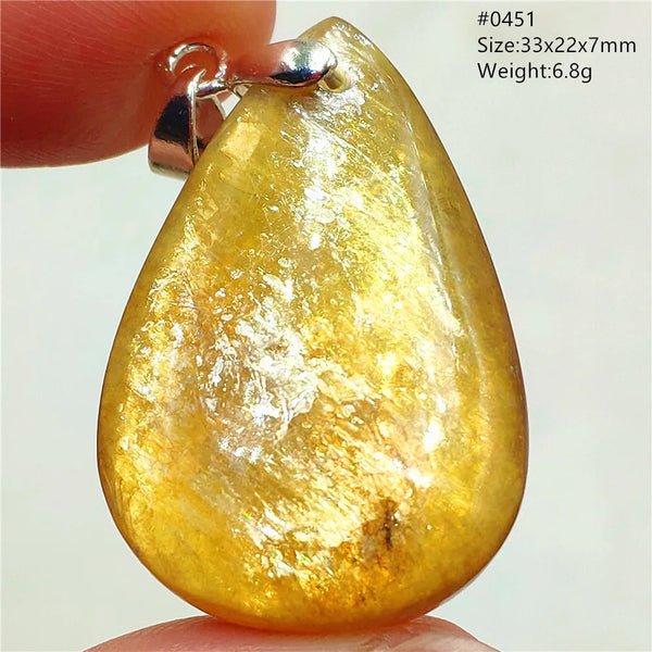Gold Lepidolite Pendant-ToShay.org