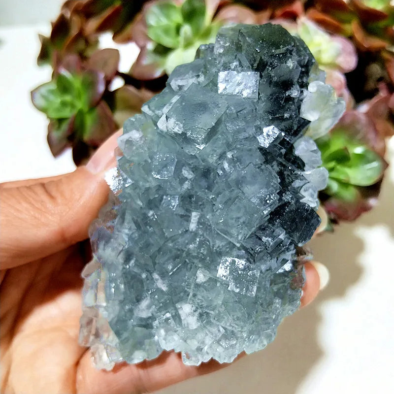 Blue Fluorite Crystal-ToShay.org