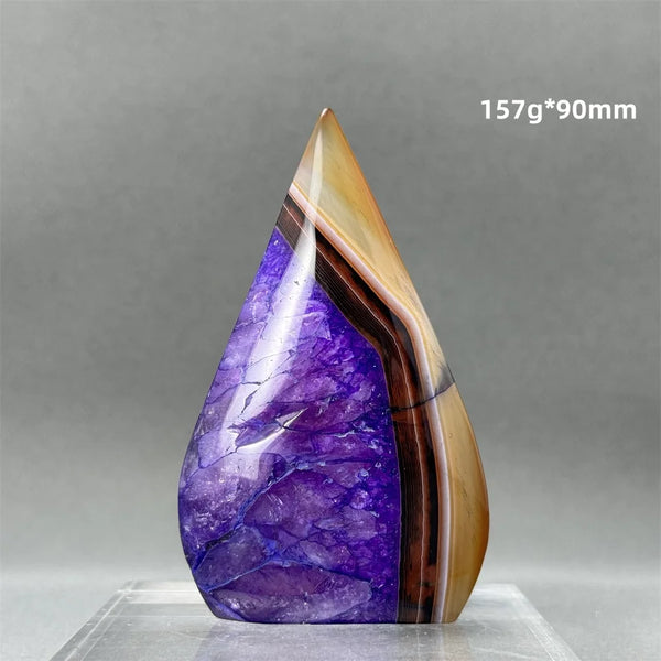 Purple Agate Torch-ToShay.org