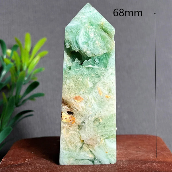 Green Jade Crystal Tower-ToShay.org