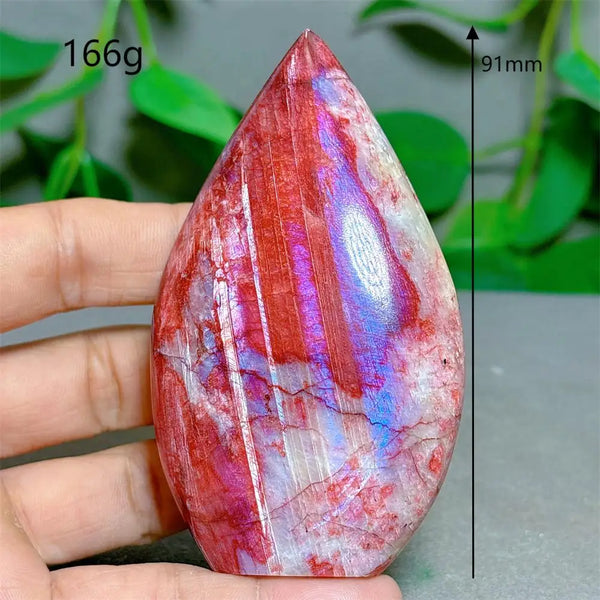 Red Moonstone Crystal Flame-ToShay.org