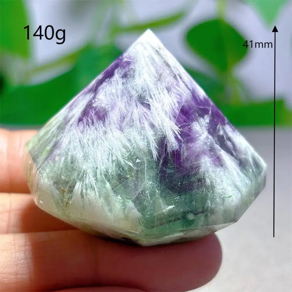 Rainbow Fluorite Diamond-ToShay.org