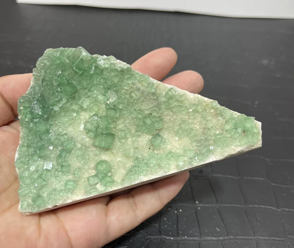 Green Fluorite Rough Crystals-ToShay.org