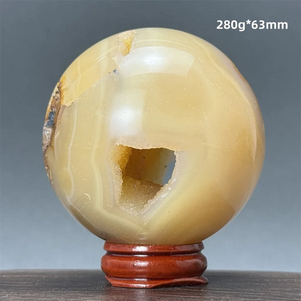 Yellow Quartz Agate Druzy-ToShay.org