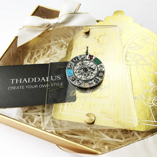 Silver Compass Amulet-ToShay.org