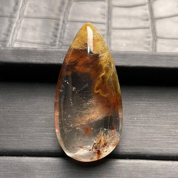 Green Phantom Crystal Pendant-ToShay.org