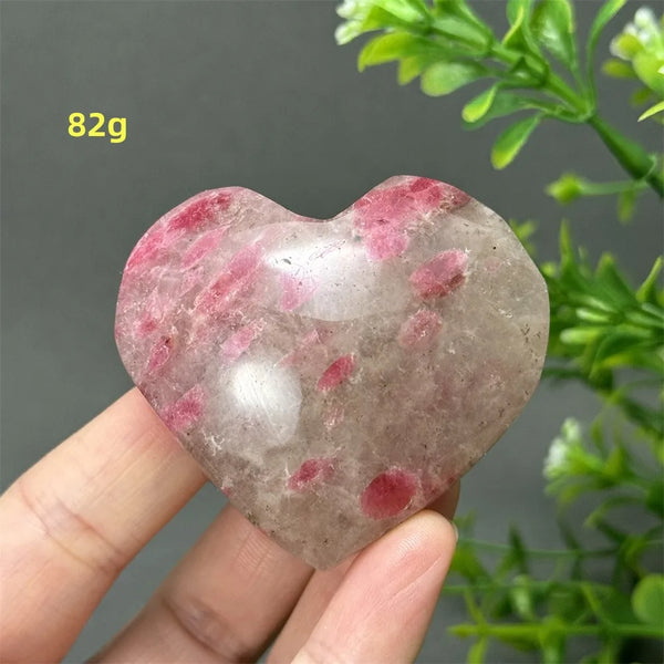 Pink Rose Rhodochrosite Heart-ToShay.org