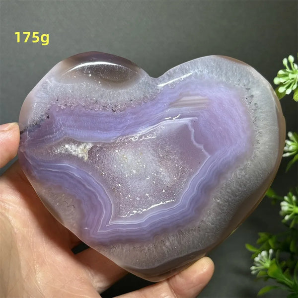Pink Agate Geode Heart-ToShay.org
