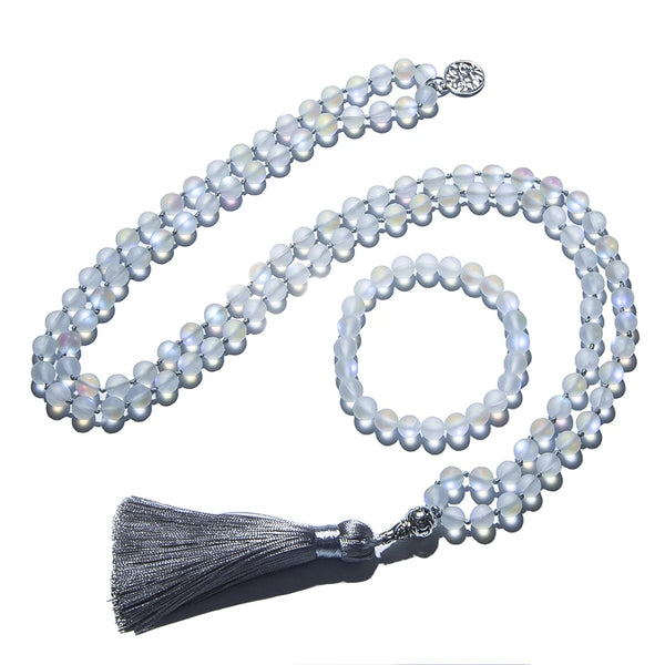 Clear Crystal Mala Set-ToShay.org