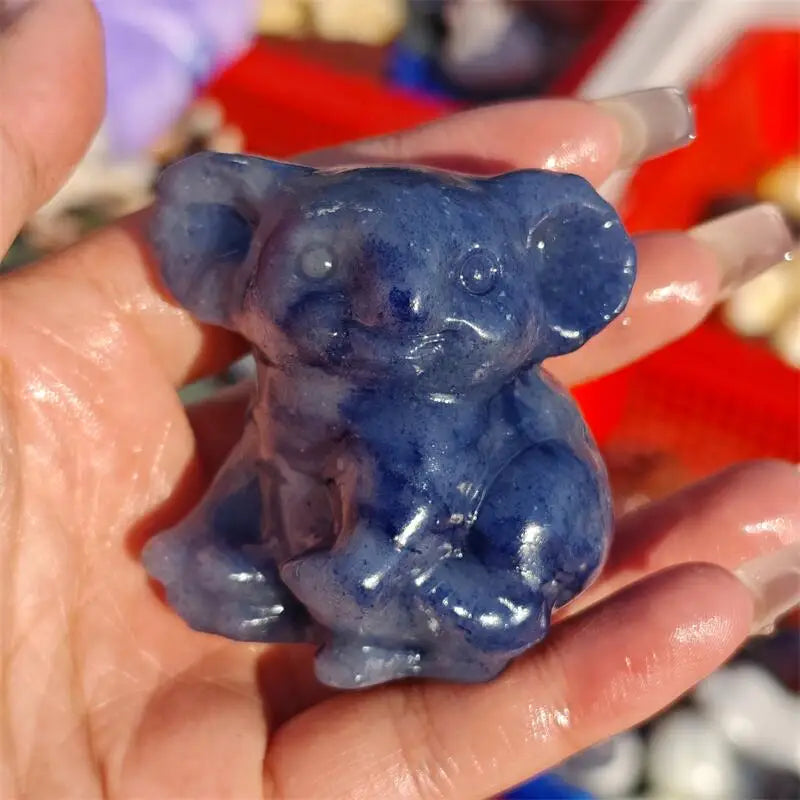 Blue Aventurine Koala-ToShay.org