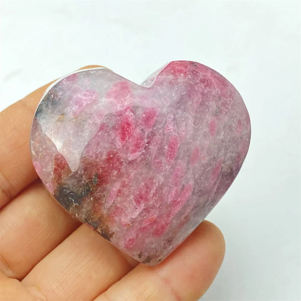 Pink Rose Stone Heart-ToShay.org
