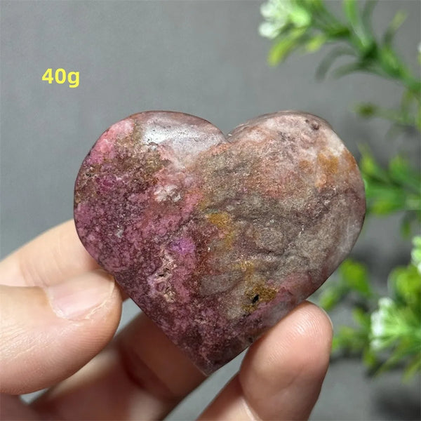 Pink Cobalt Calcite Heart-ToShay.org