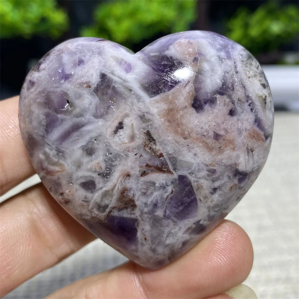 Purple Dream Amethyst Heart-ToShay.org