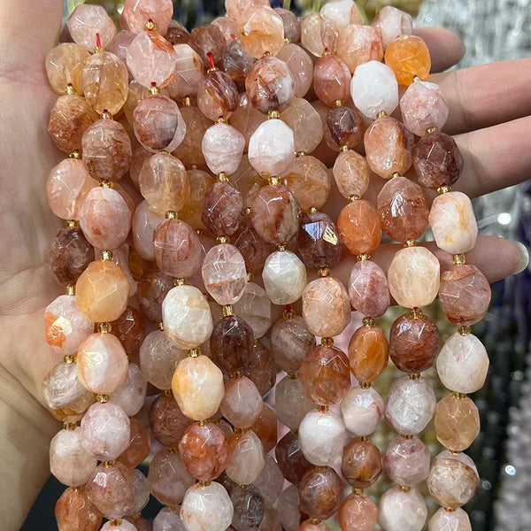 Red Gum Flower Crystal Beads-ToShay.org