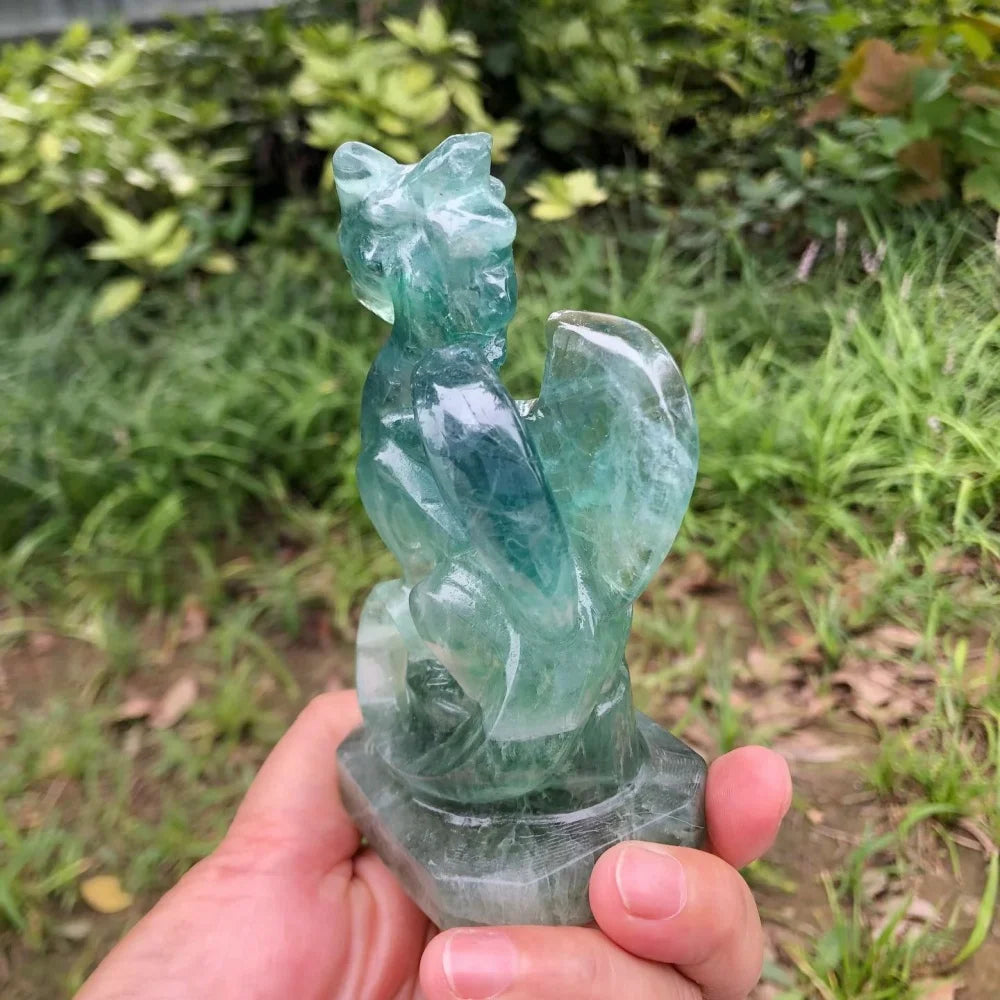 Green Fluorite Dragon-ToShay.org