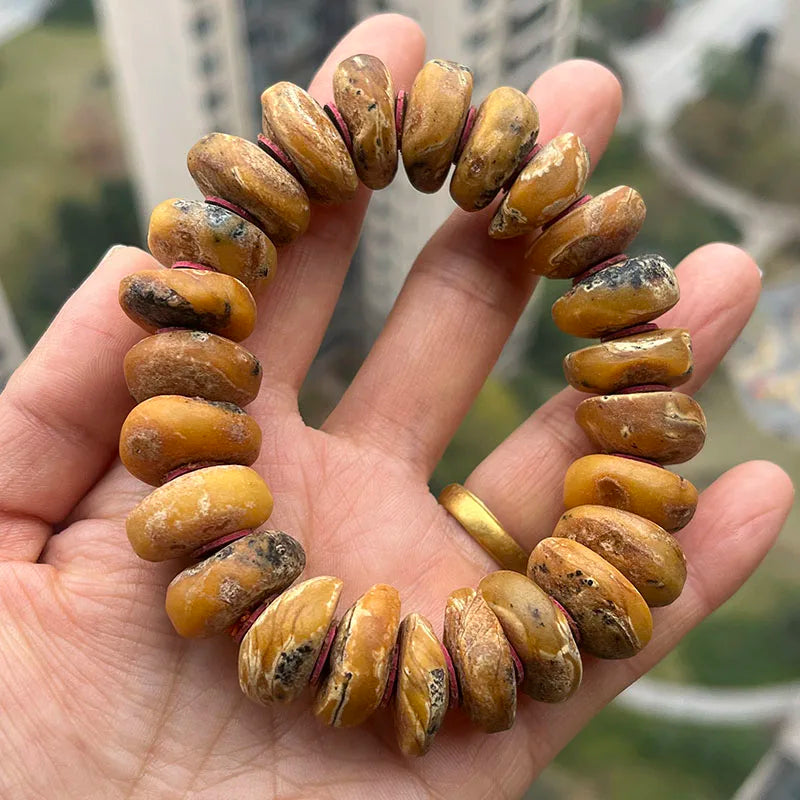 Yellow Amber Bracelet-ToShay.org