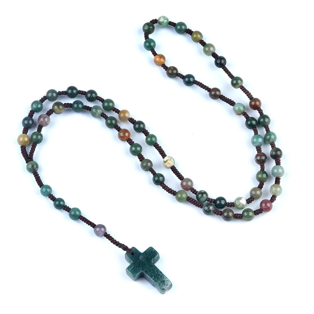 Mixed Crystal Bead Rosary-ToShay.org