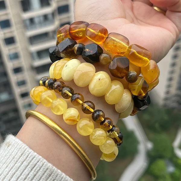 Yellow Amber Bracelet-ToShay.org