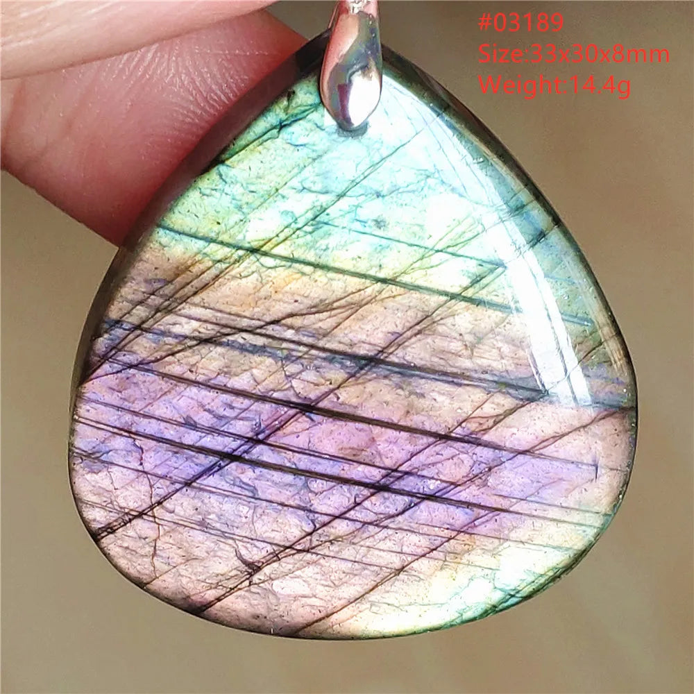 Rainbow Labradorite Pendant-ToShay.org