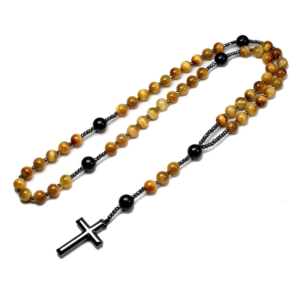 Mixed Crystal Bead Rosary-ToShay.org