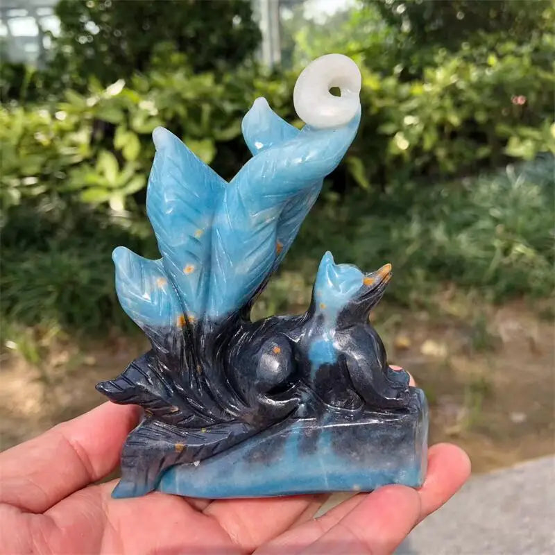 Blue Trolleite Nine Tailed Fox-ToShay.org