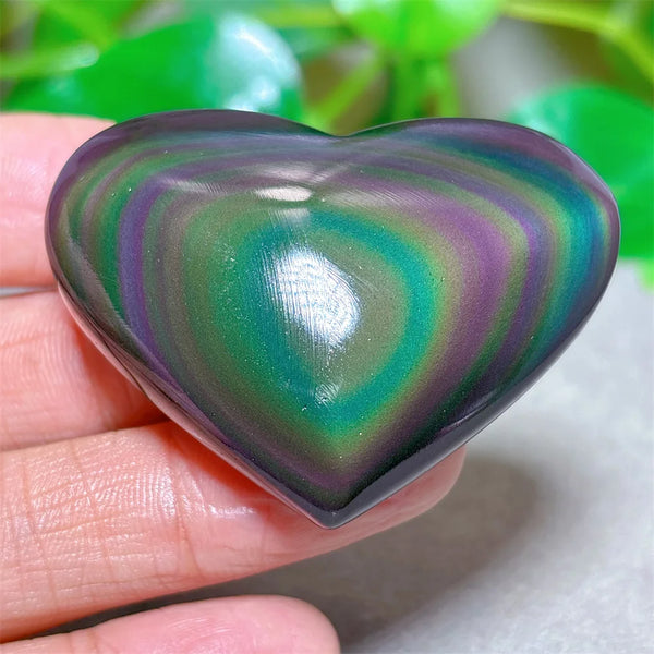 Rainbow Obsidian Heart-ToShay.org