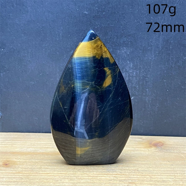 Blue Tiger Eye Stone Flame-ToShay.org