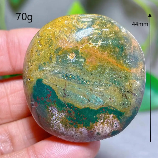 Ocean Jasper Palm Stone-ToShay.org