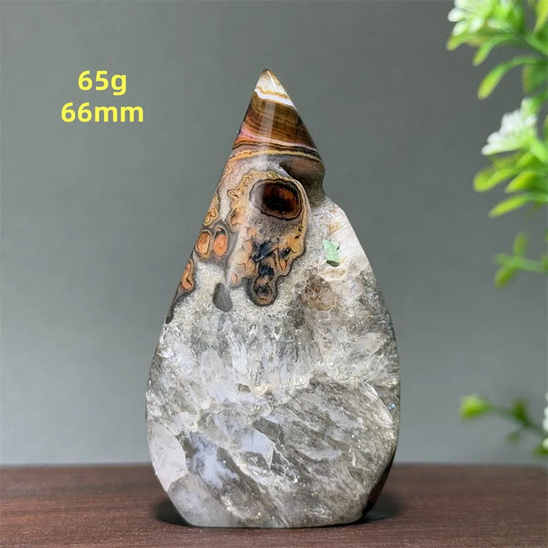 Black Striped Agate Torch-ToShay.org
