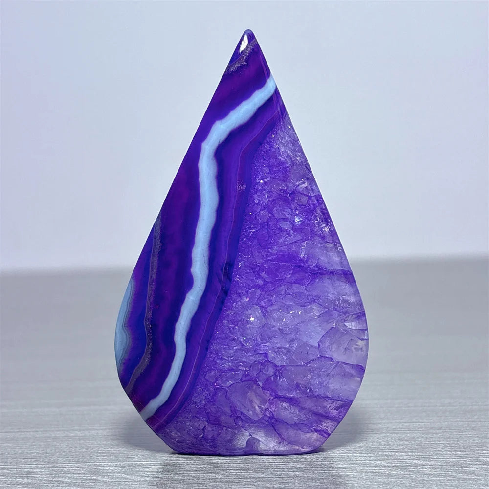 Violet Agate Torch-ToShay.org