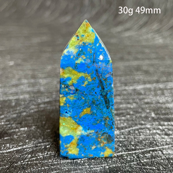 Blue Azurite Malachite Point-ToShay.org