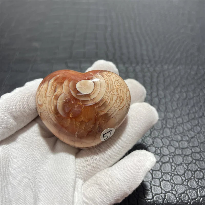 Orange Carnelian Heart-ToShay.org