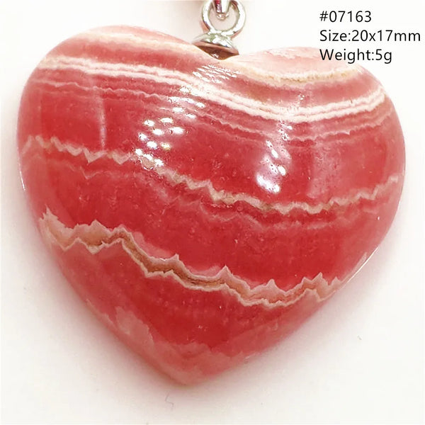 Red Rhodochrosite Pendant-ToShay.org