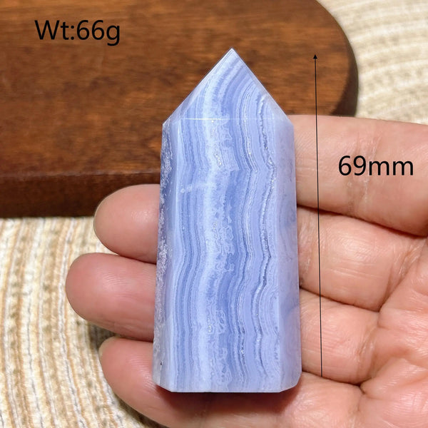 Blue Lace Agate Point-ToShay.org