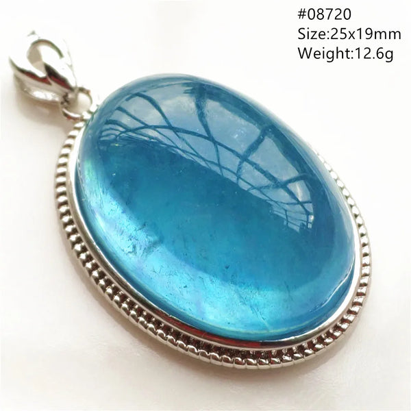 Blue Aquamarine Pendant-ToShay.org