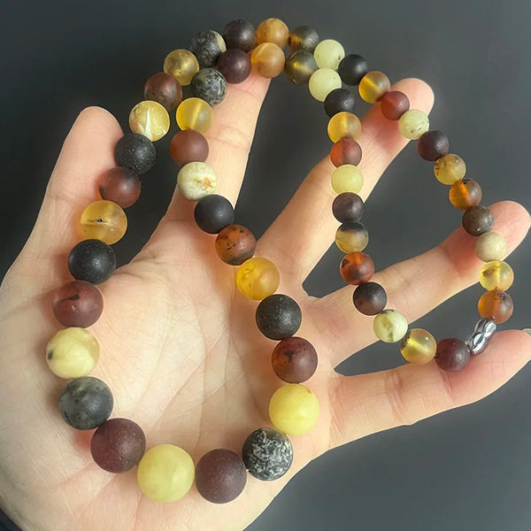 Yellow Amber Necklace-ToShay.org
