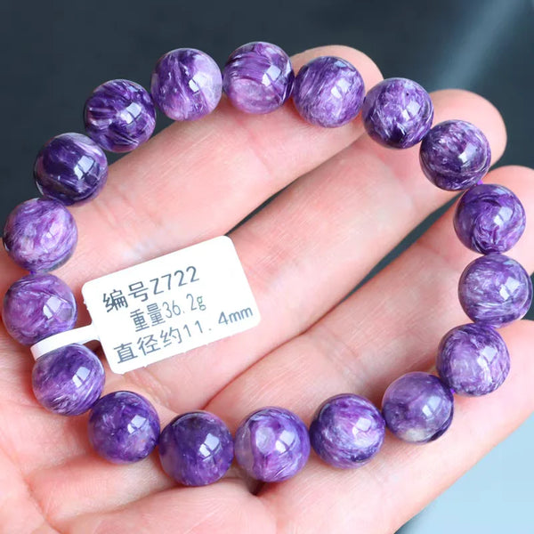Purple Charoite Bracelet-ToShay.org