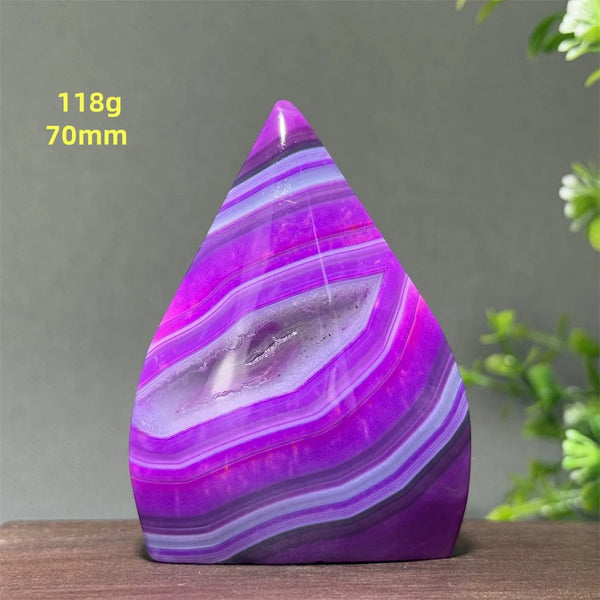 Purple Agate Torch-ToShay.org